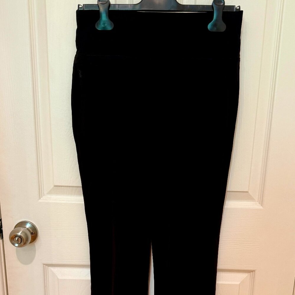 ATHLETA VENICE FLARE PANTS WITH SLIT BLACK S/P